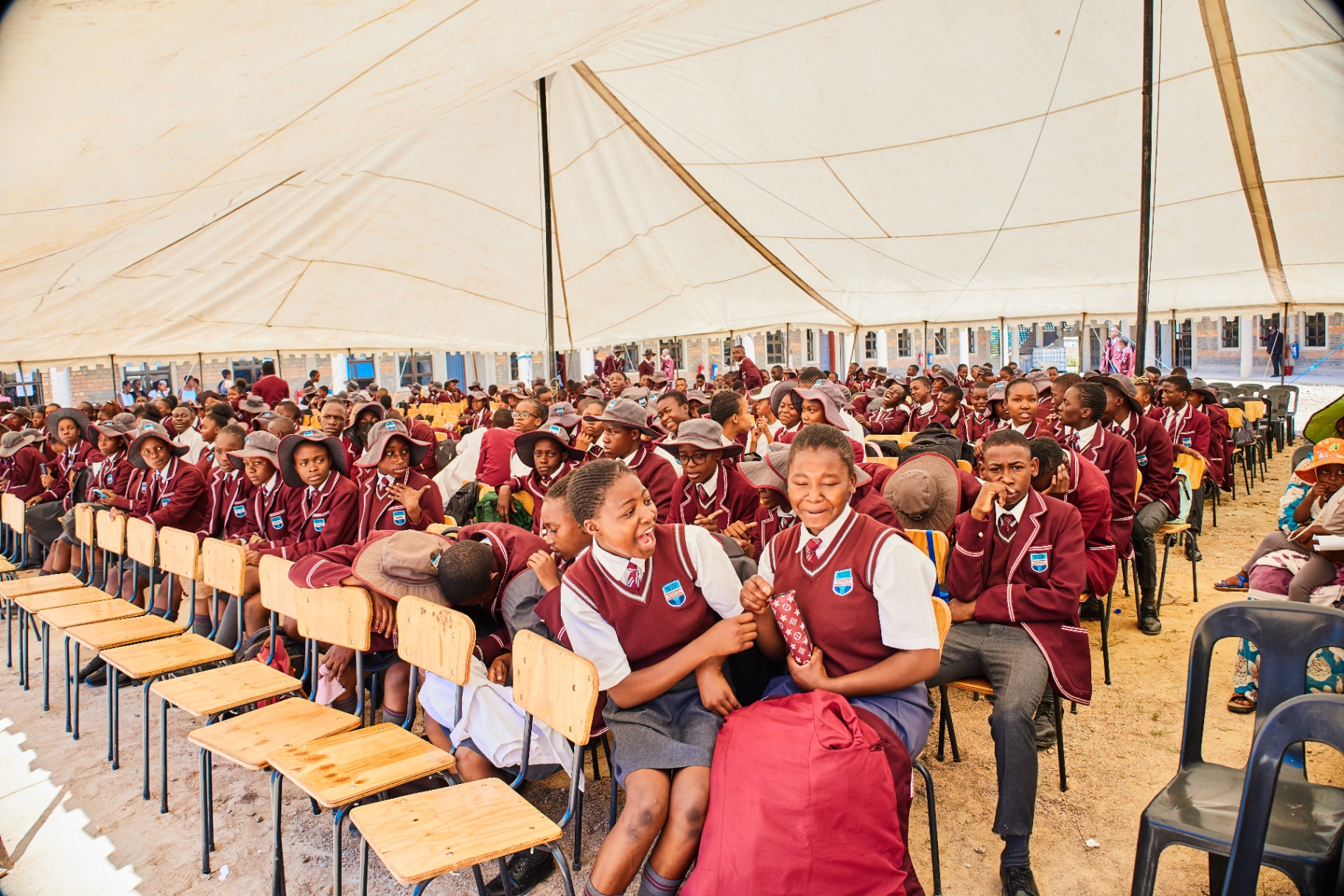 Quinton Group of Schools campus assembly